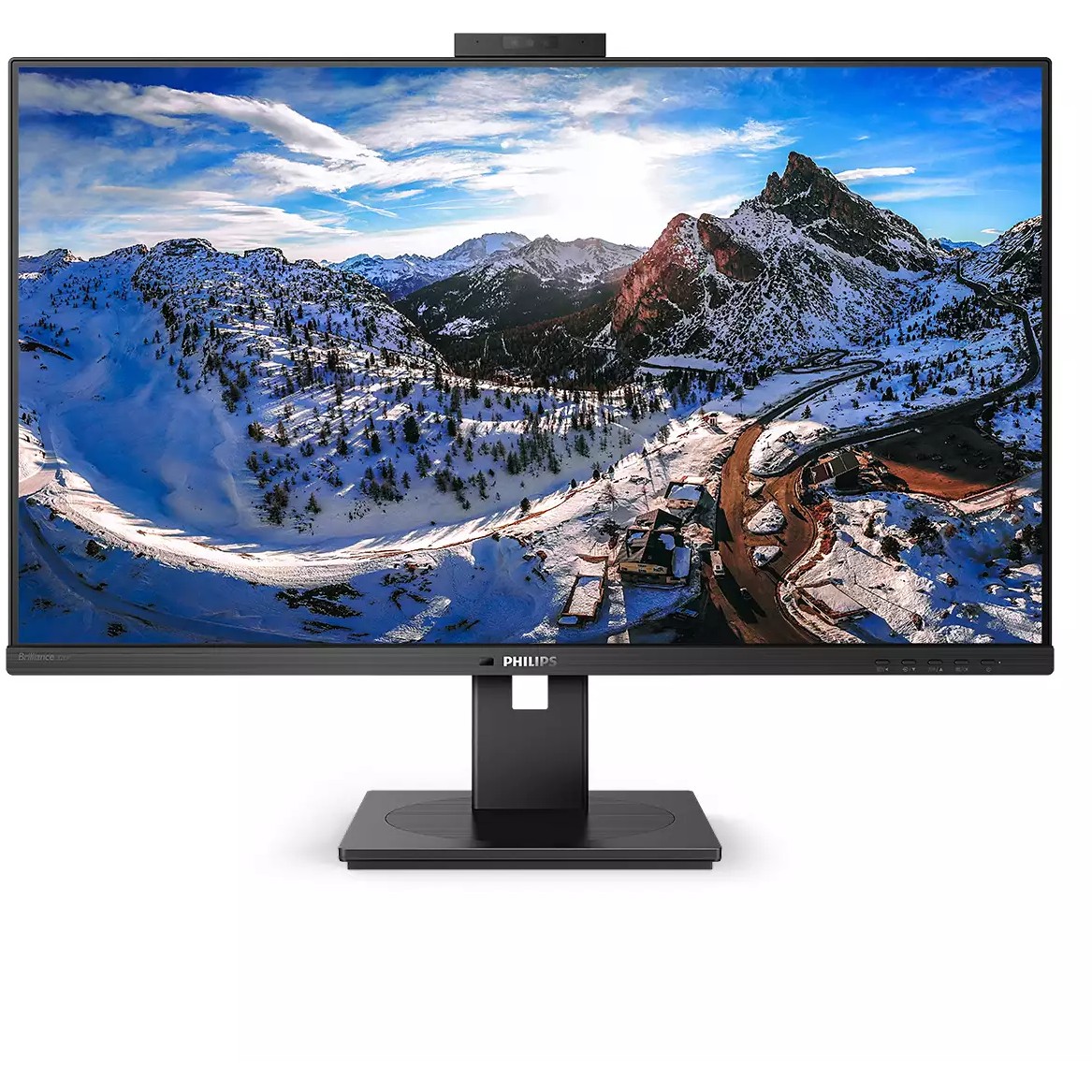 Monitor Philips 326P1H / 31.5″ / QHD / IPS / 16:9 / 60Hz / 2× HDMI + DP + USB-C / Speaker + Webcam / E zezë - Figura 2