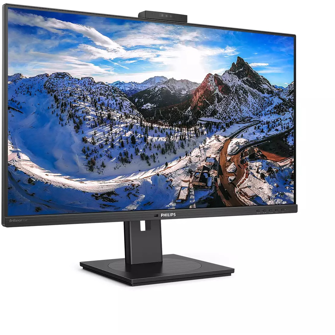 Monitor Philips 326P1H / 31.5″ / QHD / IPS / 16:9 / 60Hz / 2× HDMI + DP + USB-C / Speaker + Webcam / E zezë - Figura 3
