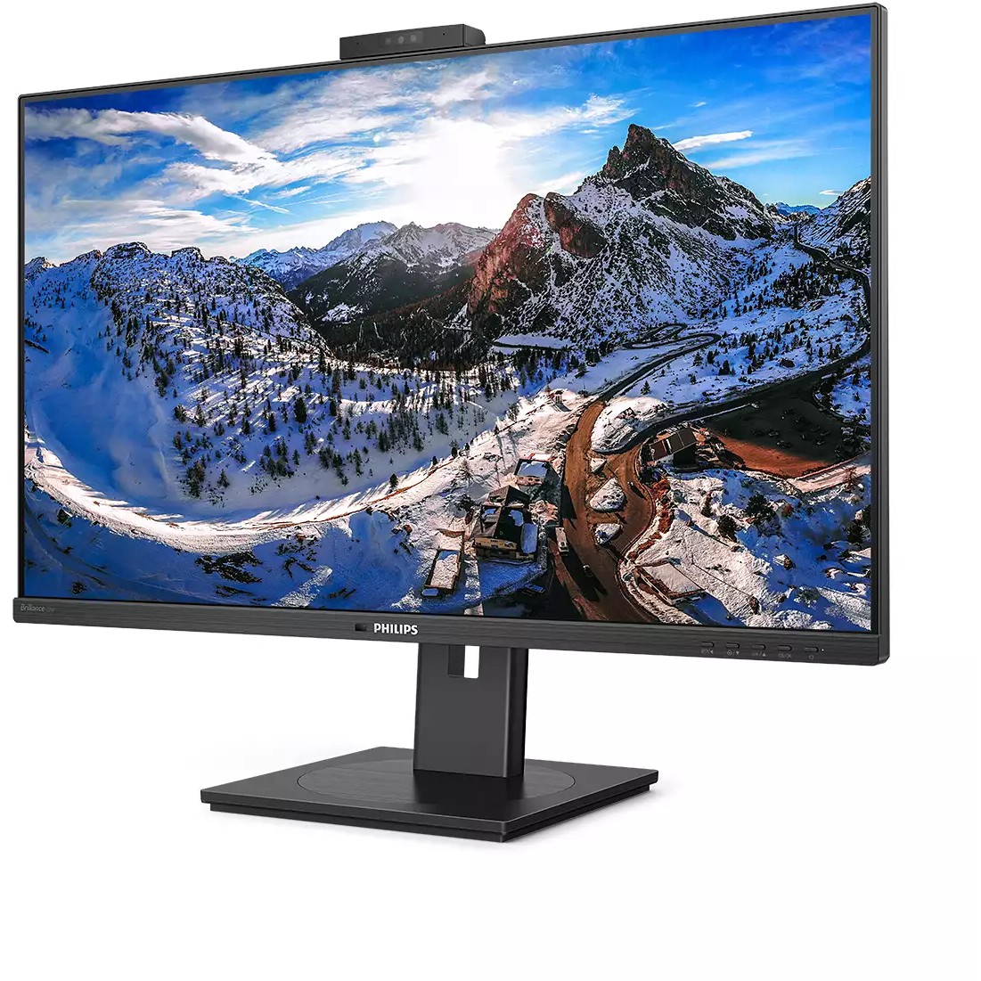 Monitor Philips 326P1H / 31.5″ / QHD / IPS / 16:9 / 60Hz / 2× HDMI + DP + USB-C / Speaker + Webcam / E zezë - Figura 5