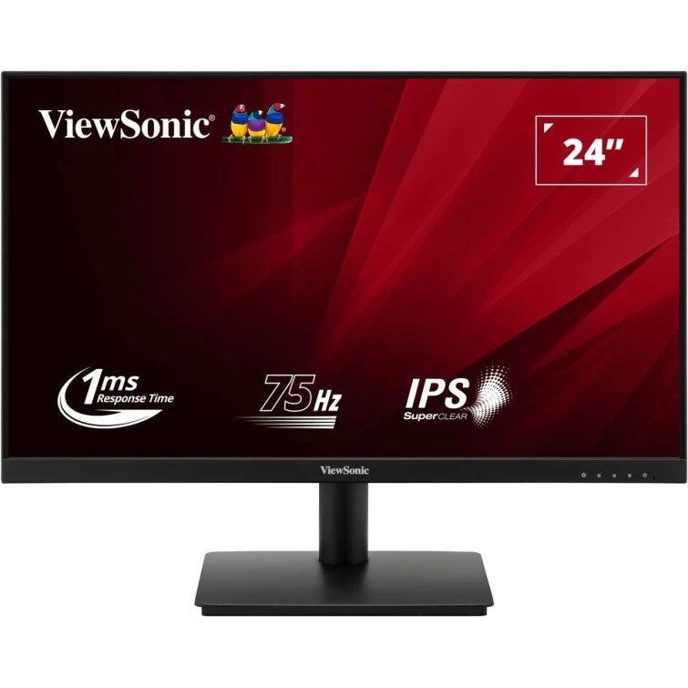 Monitor Viewsonic VA240-H-2 / 23.8" Full HD 75 Hz 1ms / HDMI VGA / e zezë