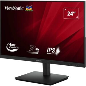 Monitor Viewsonic VA240-H-2 / 23.8" Full HD 75 Hz 1ms / HDMI VGA / e zezë