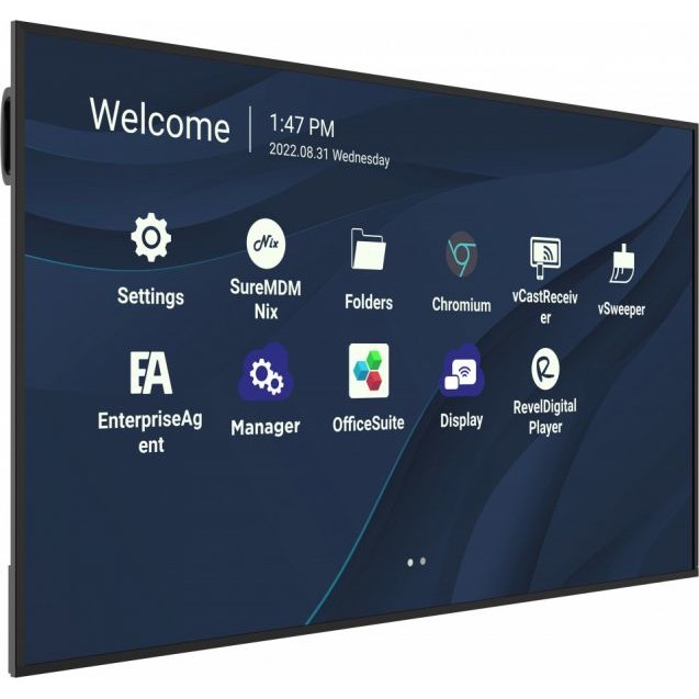 Monitor ViewSonic CDE7530 / 75″ / 4K UHD / IPS LCD / 16:9 / 60Hz / HDMI + LAN + USB-C / E zezë - Figura 2