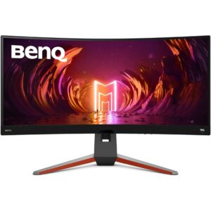 Monitor i lakuar BenQ EX3410R / 34" Wide Quad HD 144 Hz 2 ms VA Curved / DisplayPort, HDMI / e zezë dhe gri