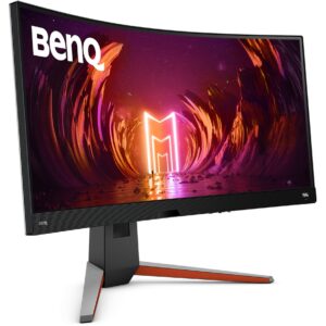 Monitor i lakuar BenQ EX3410R / 34" Wide Quad HD 144 Hz 2 ms VA Curved / DisplayPort, HDMI / e zezë dhe gri