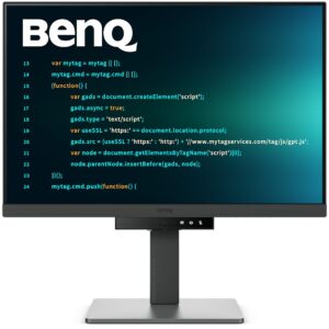 Monitor BenQ RD240Q / 24.1″ / WQXGA / IPS / 16:10 / 60Hz / HDMI + DP + USB-C / Speaker / E zezë
