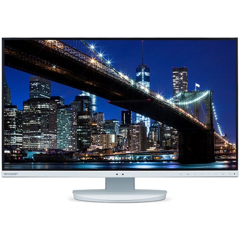 Monitor për punë Sharp MultiSync EA272Q / 27"/ 4K Ultra HD IPS LCD / 60 Hz / 6 ms / USB+HDMI+DisplayPort / Bardhë