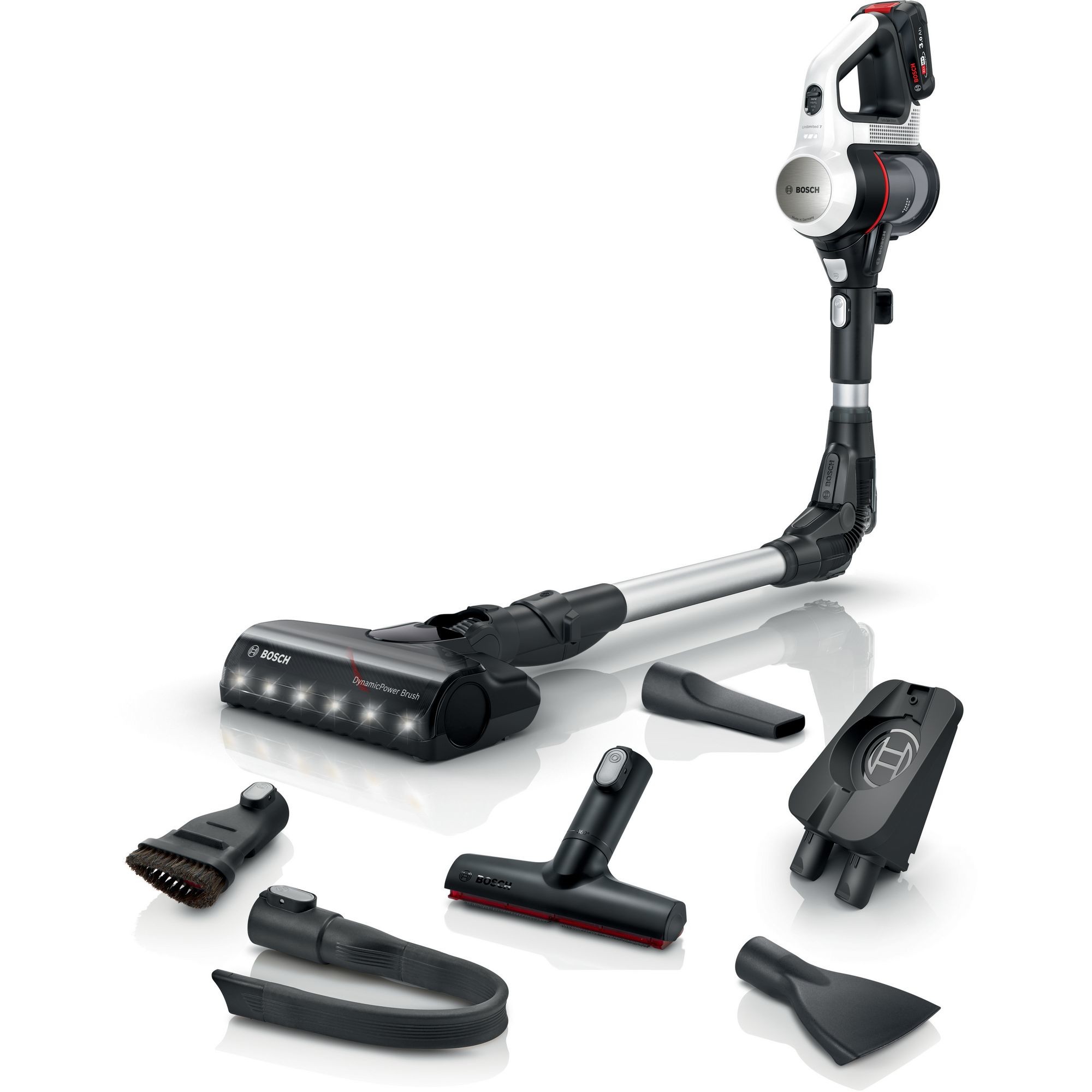 Fshesë robotike "Bosch / Unlimited 7 BSS711W / Cordless Stick Vacuum Cleaner - Bardhë