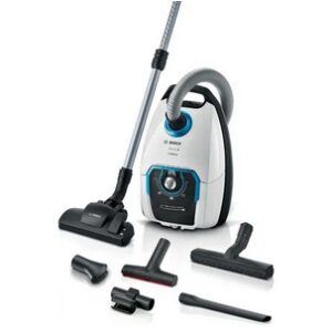 Fshesë robotike Bosch / ProSilence Serie 8 BGB75XSIL / Bagged Cylinder Vacuum Cleaner - Bardhë