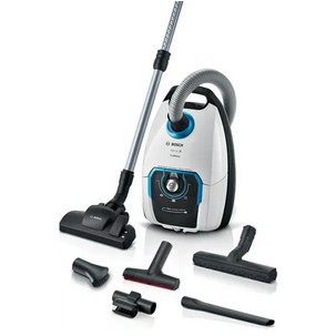 Fshesë robotike Bosch / ProSilence Serie 8 BGB75XSIL / Bagged Cylinder Vacuum Cleaner - Bardhë