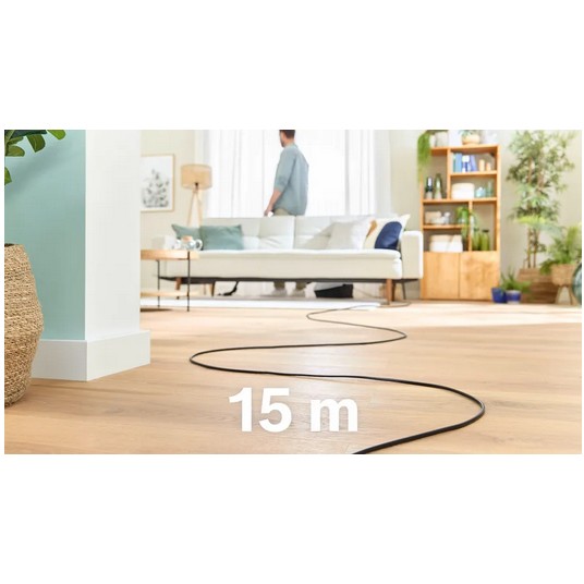 Fshesë robotike Bosch / ProSilence Serie 8 BGB75XSIL / Bagged Cylinder Vacuum Cleaner - Bardhë - Figura 4