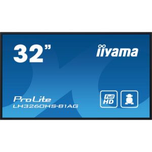Monitor IIYAMA ProLite LH3260HS-B1AG / 31.5″ / FHD / VA / 16:9 / 3× HDMI + DP + 2× USB / Speaker / E zezë