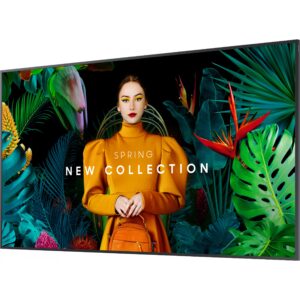 Monitor Samsung Smart Signage QB85C / 85″ / 4K UHD / IPS Edge LED / 16:9 / 2× HDMI + DP + 2× USB / E zezë