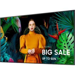 Monitor Samsung Smart Signage QB85C / 85″ / 4K UHD / IPS Edge LED / 16:9 / 2× HDMI + DP + 2× USB / E zezë