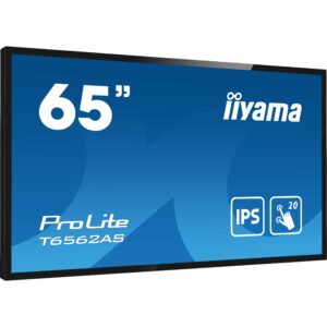 Monitor IIYAMA ProLite T6562AS-B1 / 65″ / 4K UHD / IPS / 16:9 / Multi-Touch / 3× HDMI + DP + 2× USB / E zezë