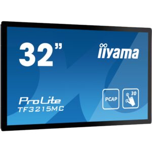 Monitor IIYAMA ProLite TF3215MC-B2 / 31.5″ / FHD / VA / 16:9 / M-Touch / HDMI + DP + USB / E zezë
