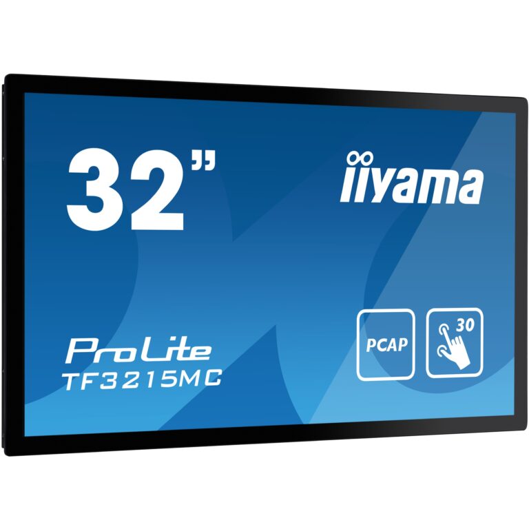 Monitor IIYAMA ProLite TF3215MC-B2 / 31.5″ / FHD / VA / 16:9 / M-Touch / HDMI + DP + USB / E zezë