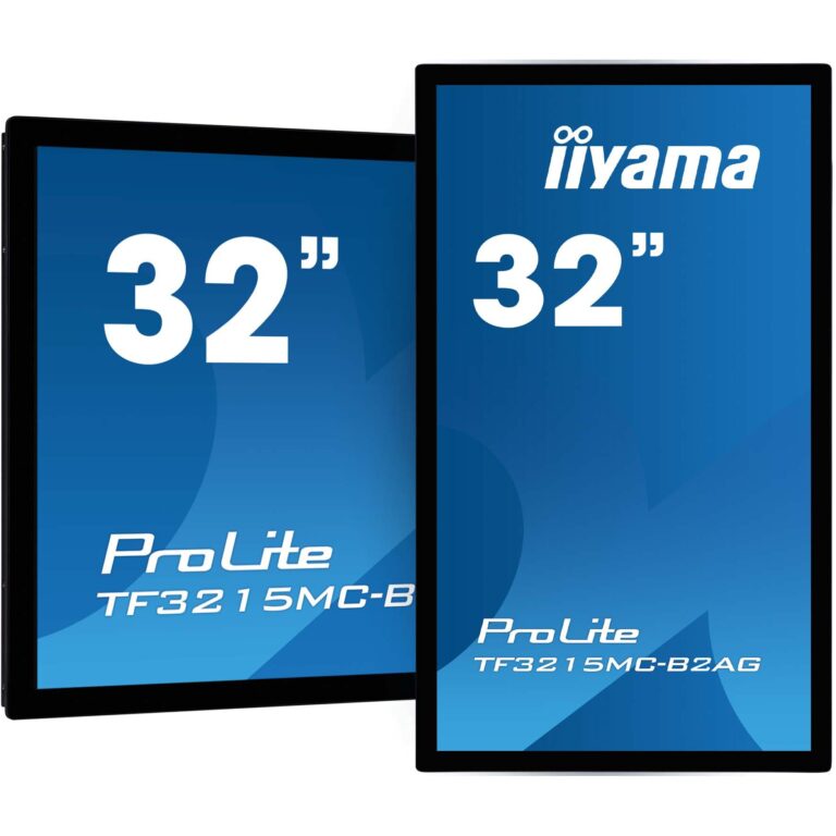 Monitor IIYAMA ProLite TF3215MC-B2AG / 31.5″ / FHD / VA / 16:9 / M-Touch / HDMI + DP + VGA / E zezë