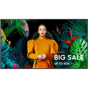 Monitor Samsung Smart Signage QH43C / 43″ / 4K UHD  / VA Edge LED / 16:9 / 60Hz / 3× HDMI + DP / Speaker / E zezë
