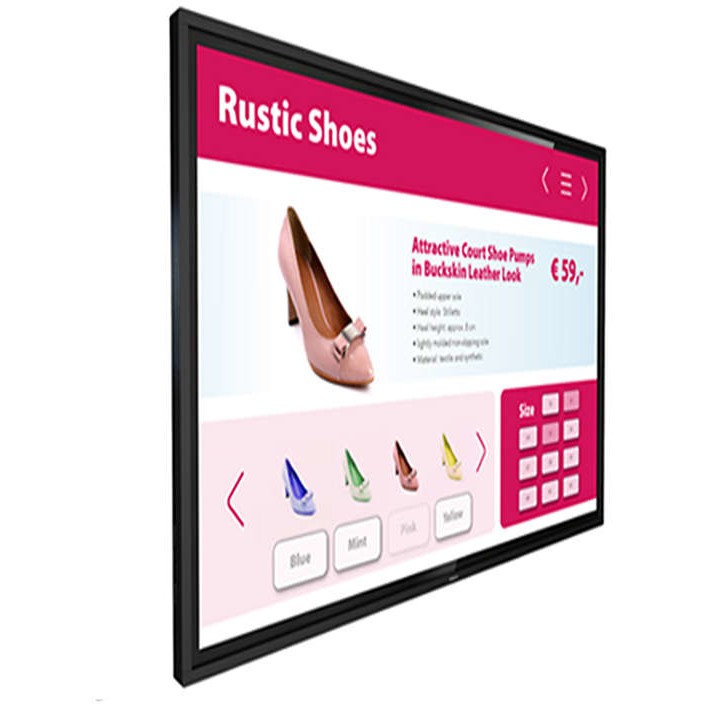 Monitor Philips 55BDL3452T / 55″ / 4K UHD / IPS Touch / 16:9 / 60Hz / HDMI + DP + USB / Android / Speaker / E zezë