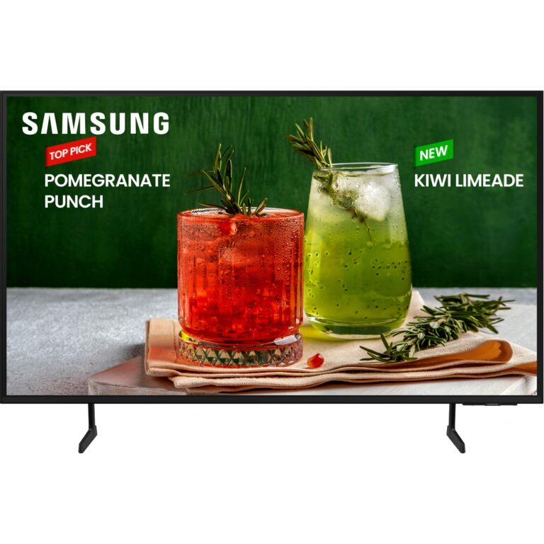 Monitor 4K Samsung Smart Signage BE85D‑H / 85″ / UHD LED / 60Hz / 350cd / HDMI + DP - Zezë