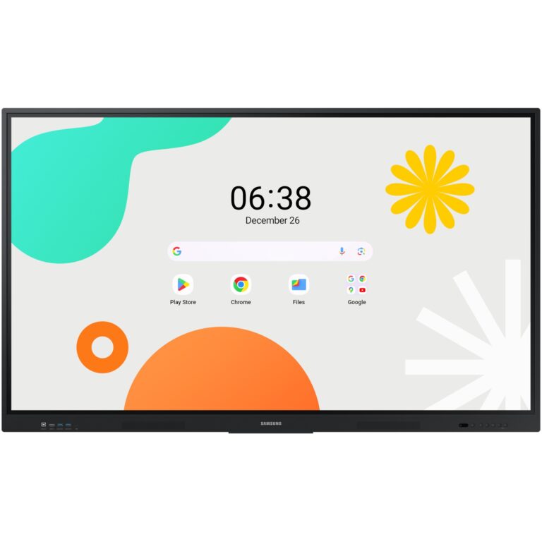 Monitor Samsung Smart Signage WA65F / 65″ / 4K UHD / VA LCD Touch / 16:9 / 60Hz / HDMI + USB-C + OPS / Android / Speaker / E zezë