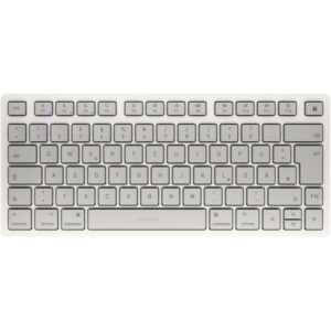 Tastierë Pa kabllo CHERRY KW 7100 Mini BT for Mac / layout (DE) – Bardhë