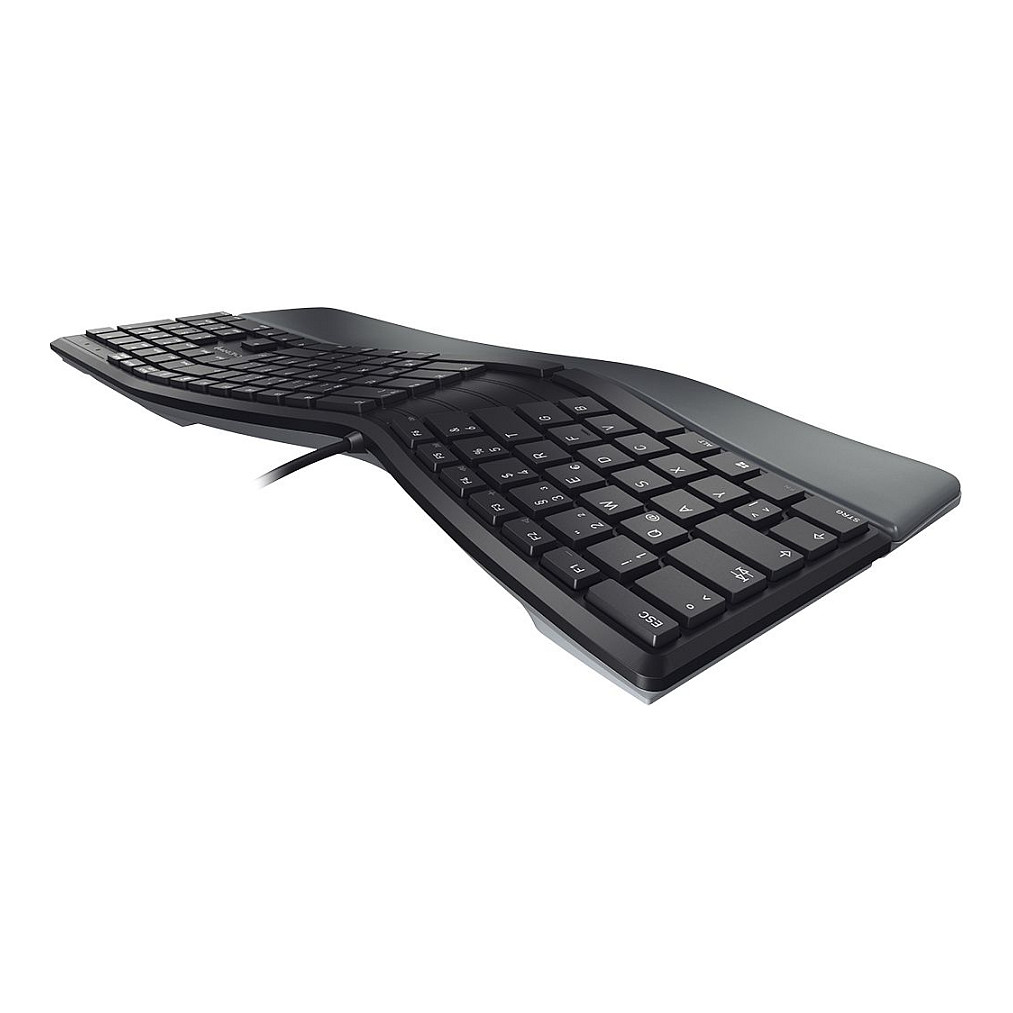 Tastierë me kabllo Cherry KC 4500 ERGO / QWERTY / US Language - Zezë - Figura 5