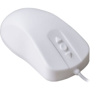 Maus me kabllo – CHERRY AK-PMH12 ERGO IP68 – Bardhë