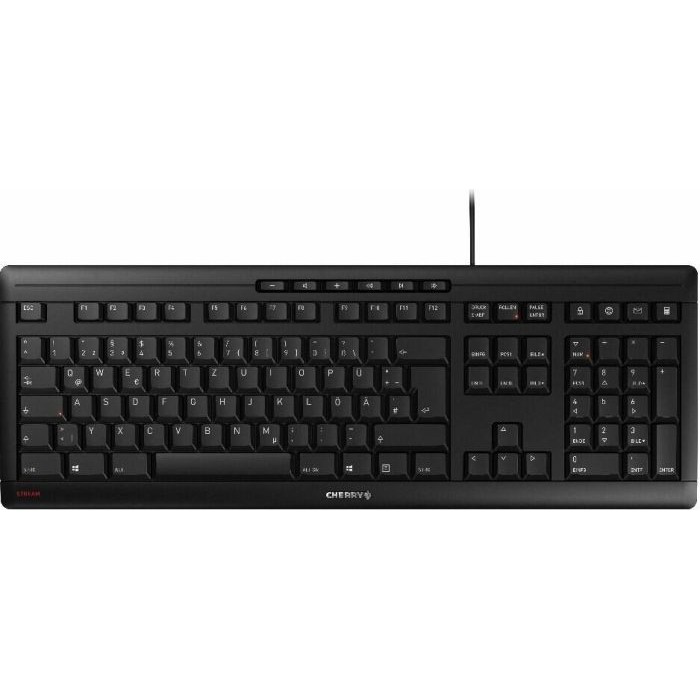 Tastier CHERRY STREAM KEYBOARD Corded / QWERTZ / e zezë