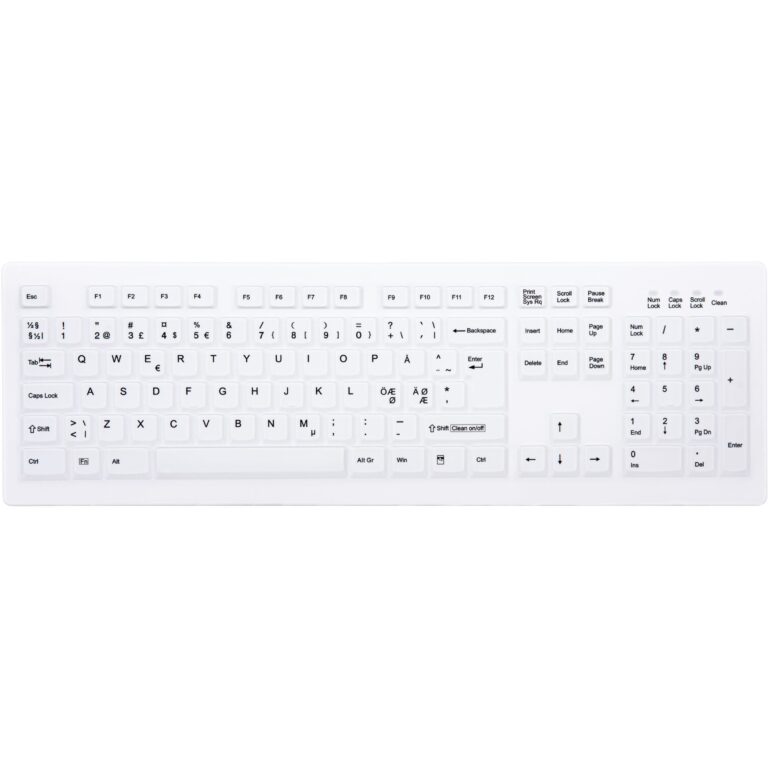 Tastierë  CHERRY Wireless AK-C8100F-FUS-W/NOR / QWERTY / e bardhë