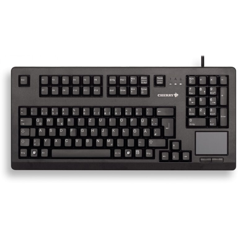 Tastierë CHERRY G80-11900 TOUCHBOARD / USB / QWERTY / UK / e zezë
