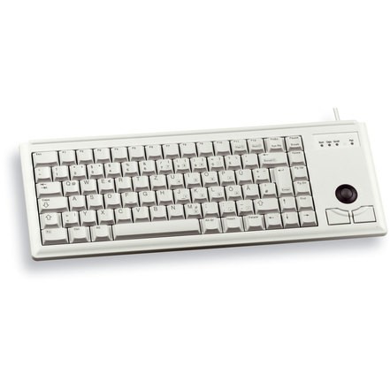 Tastierë me kabllo CHERRY G84-4400 TRACKBALL / AZERTY / Gri