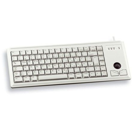 Tastierë me kabllo CHERRY G84-4400 – Trackball / DE Layout – Bardhë