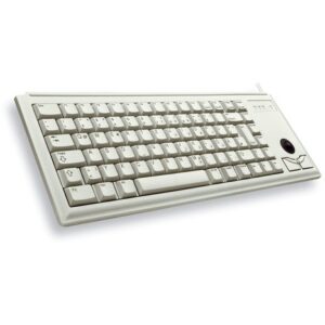 Tastierë me kabllo CHERRY G84-4400 TRACKBALL / USB / QWERTY / Gri