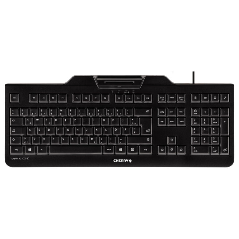 Tastierë me kabllo CHERRY KC 1000 SC / AZERTY / French Language - Zezë