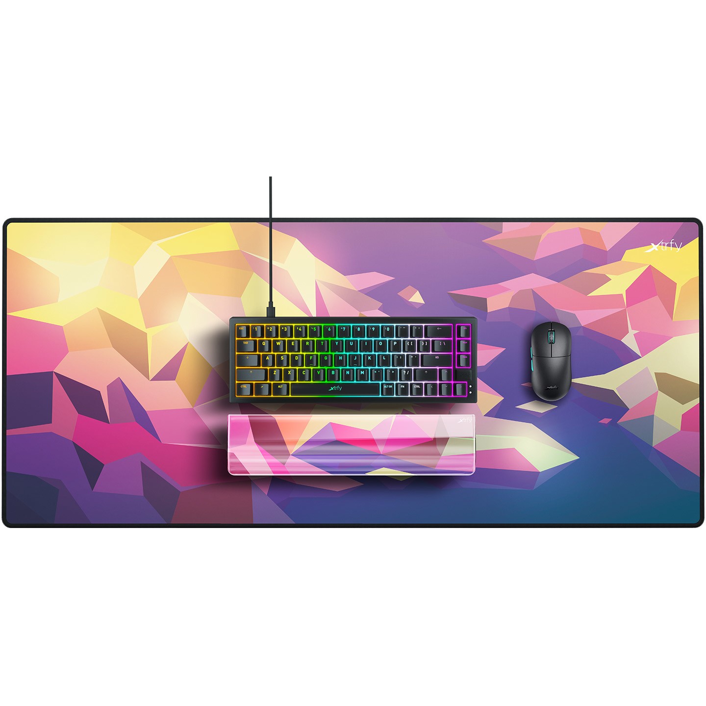 Maus Pad / Wrist Rest / Cherry Xtrfy WR5 Compact / Resin / Rozë - Figura 3