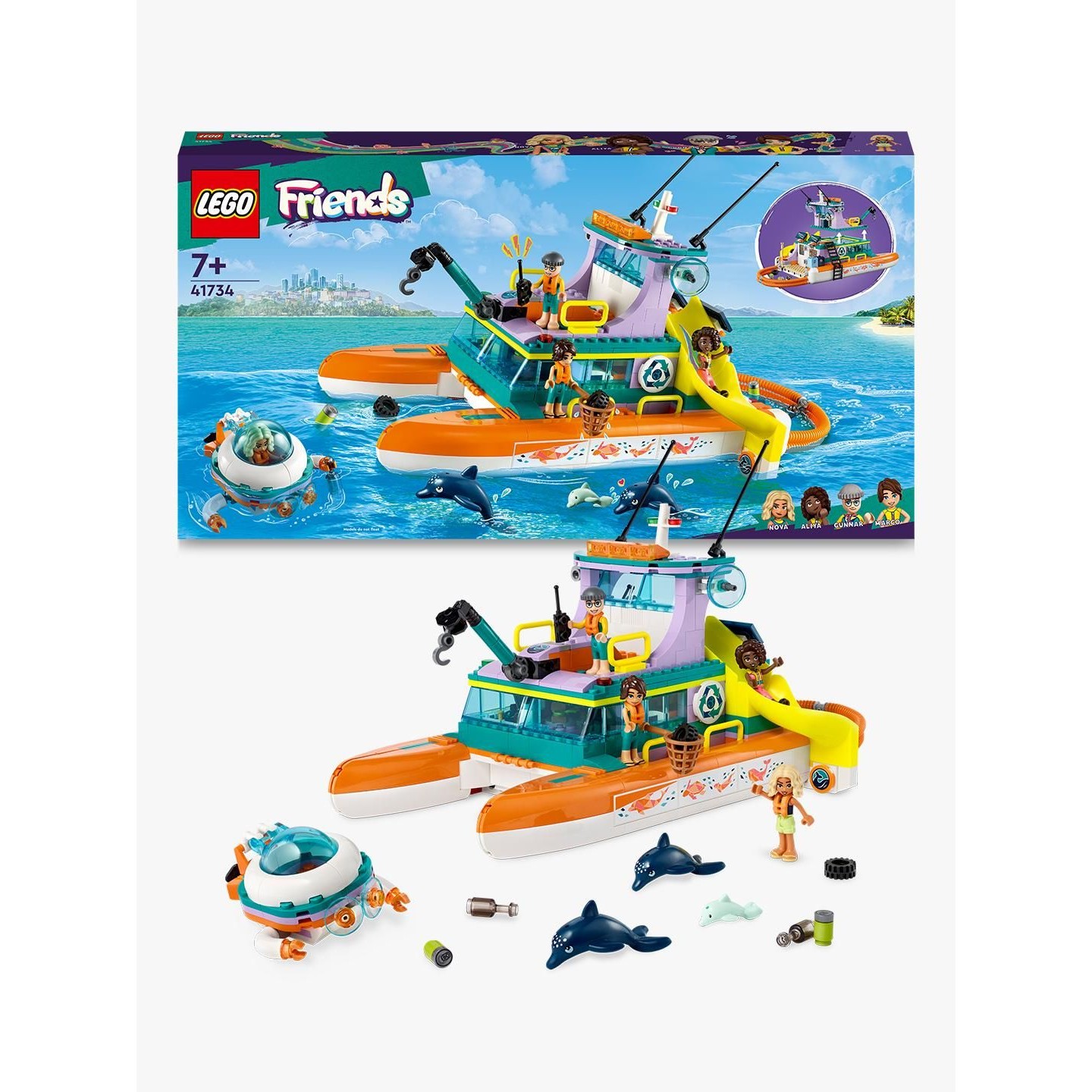 LEGO Friends 41734 Sea Rescue Boat - Figura 3