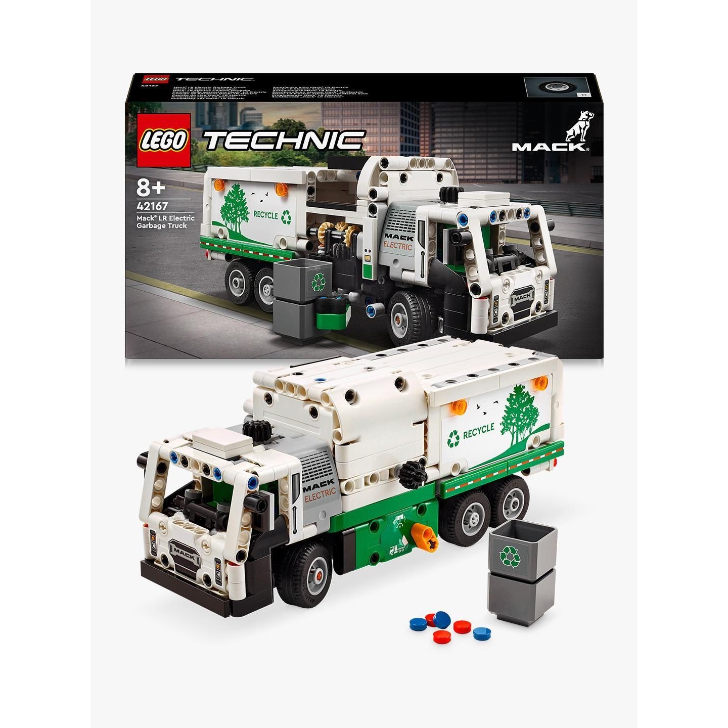 LEGO Technic Mack LR Electric Garbage Truck 42167 - Figura 3