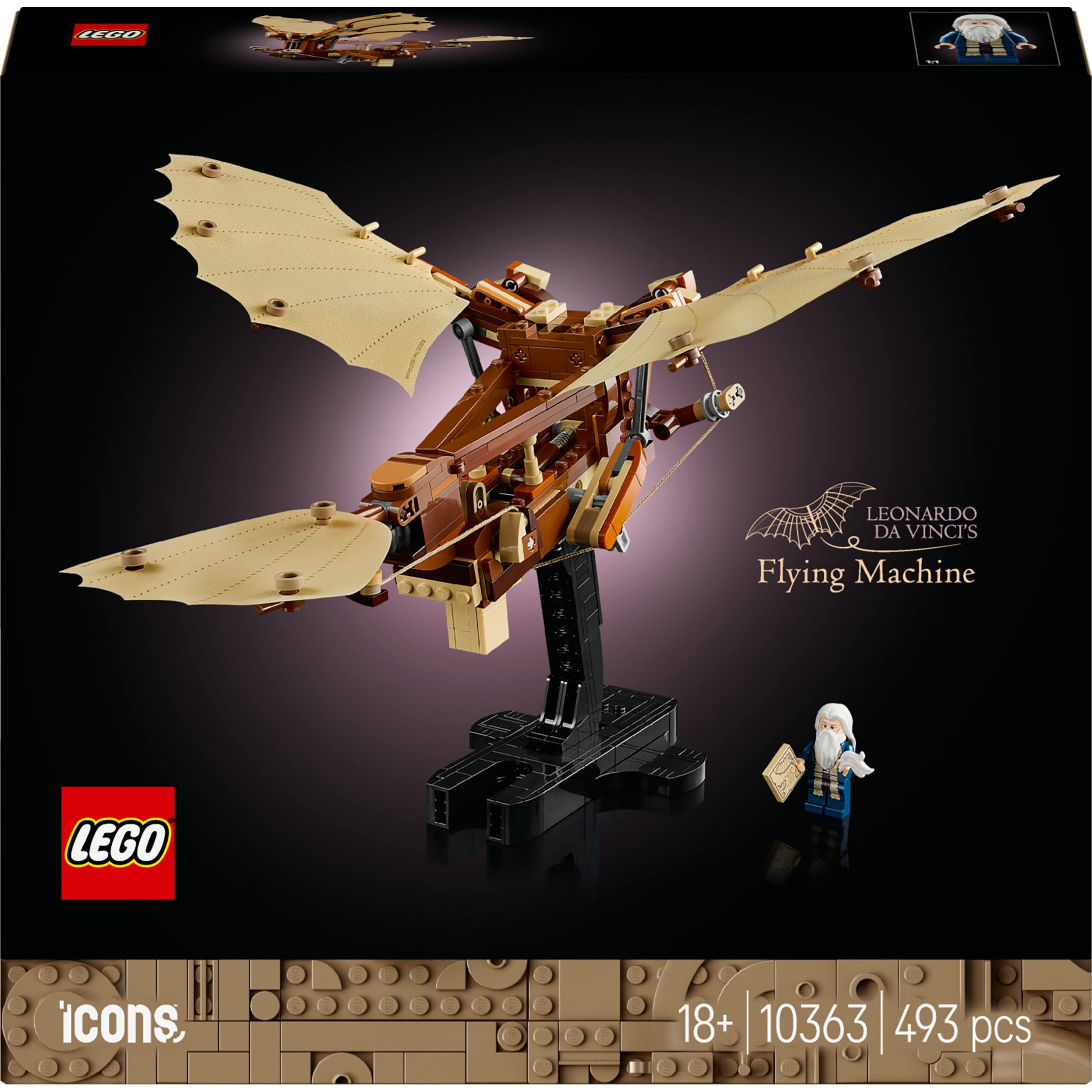 LEGO ICONS 10363 – Leonardo da Vinci’s Flying Machine - Figura 2