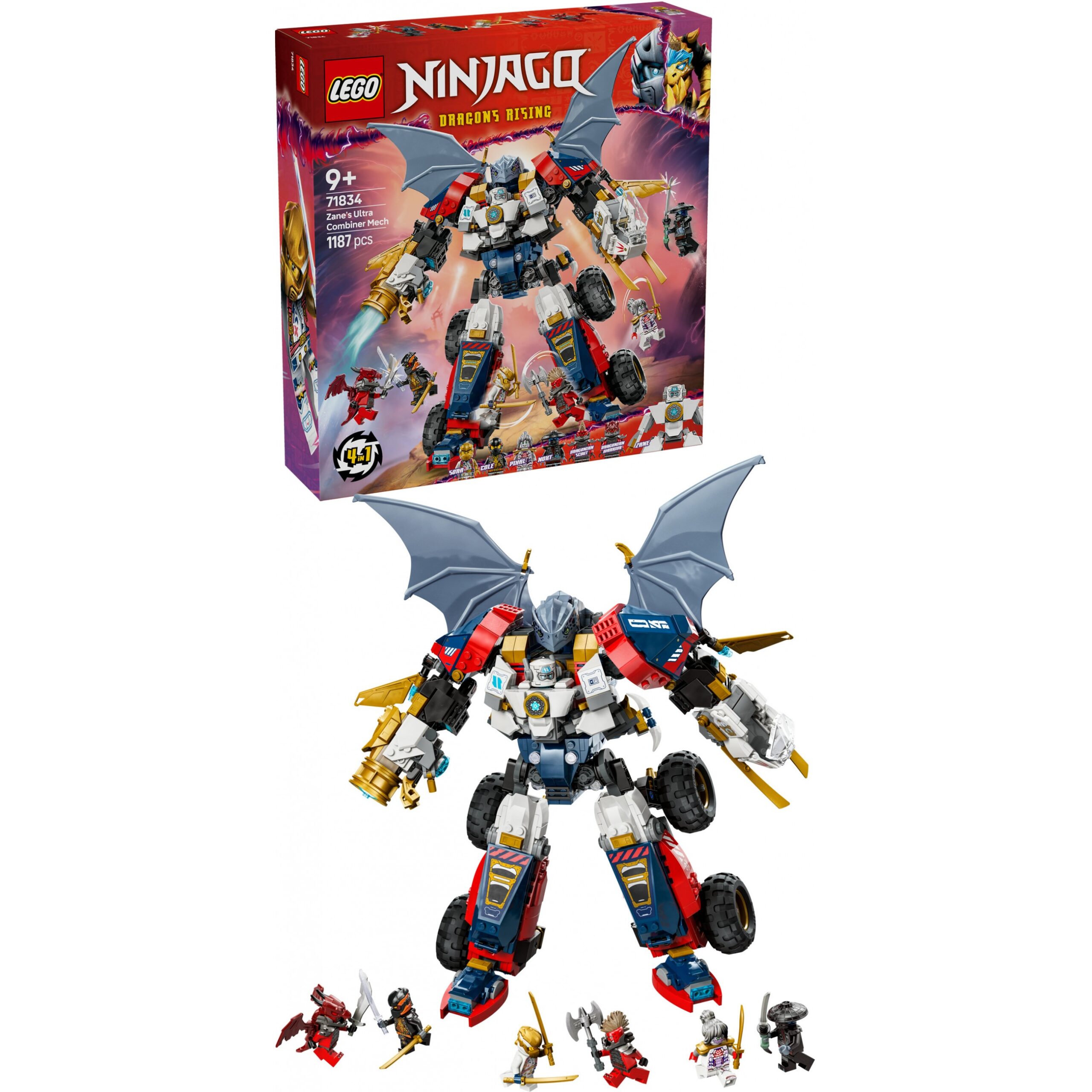 LEGO Ninjago – Zane’s Ultra Combo Mech - Figura 3