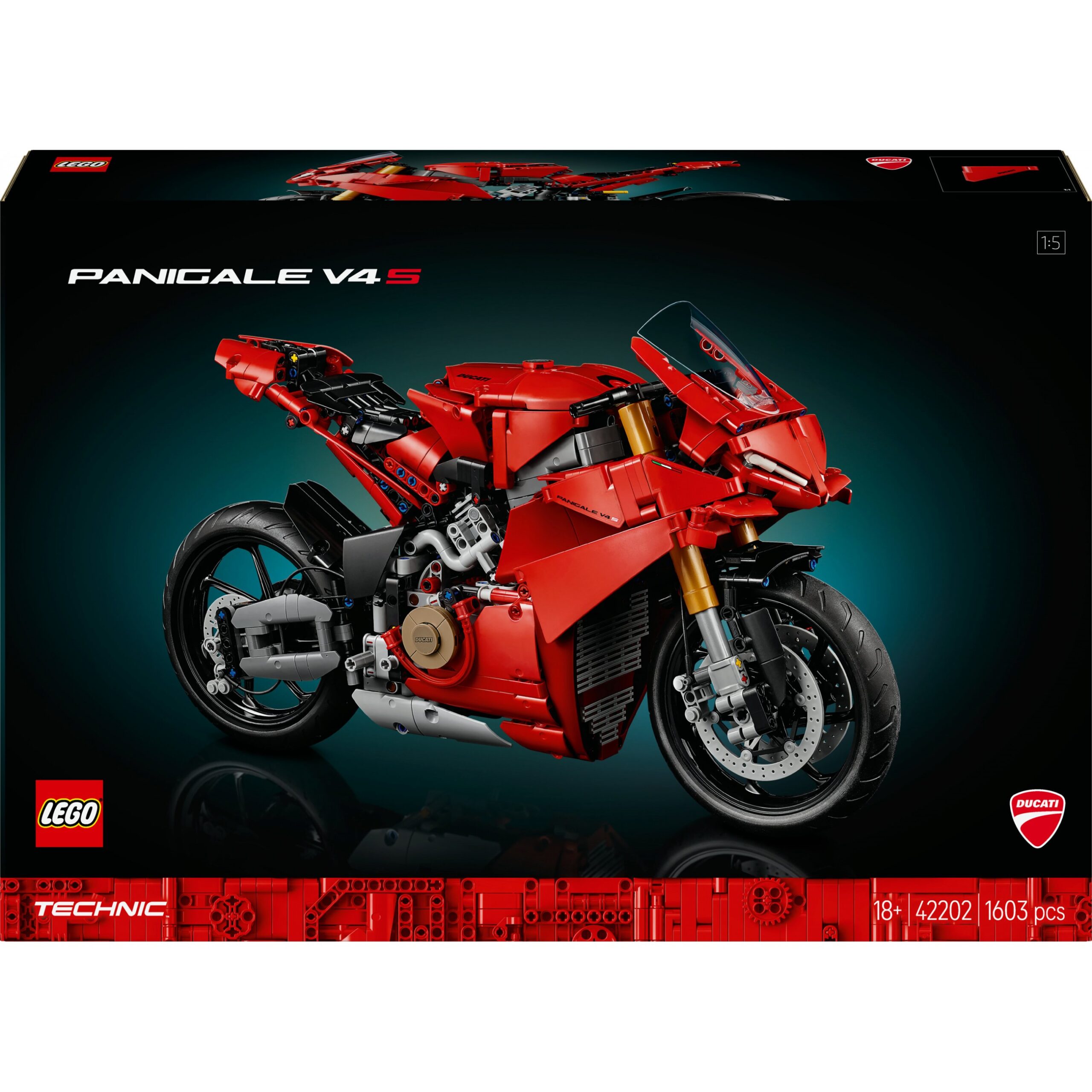 LEGO 42202 Technic Ducati Panigale V4 S Motorcycle