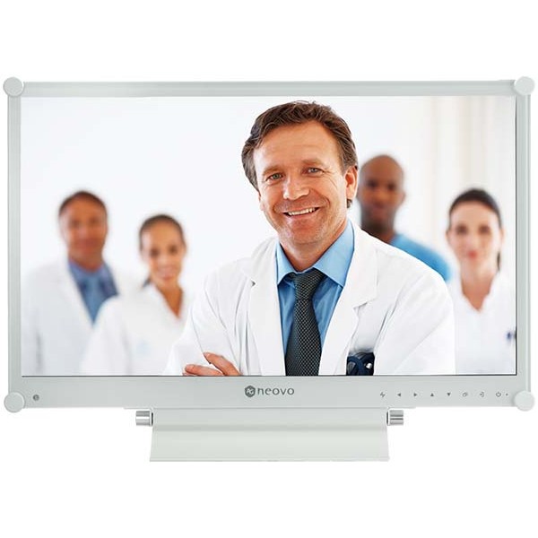 Monitor AG Neovo MX-2402 / 24″ / FHD / IPS LCD / 16:9 / 60Hz / HDMI + VGA + Audio / E bardhë / Clinical Review