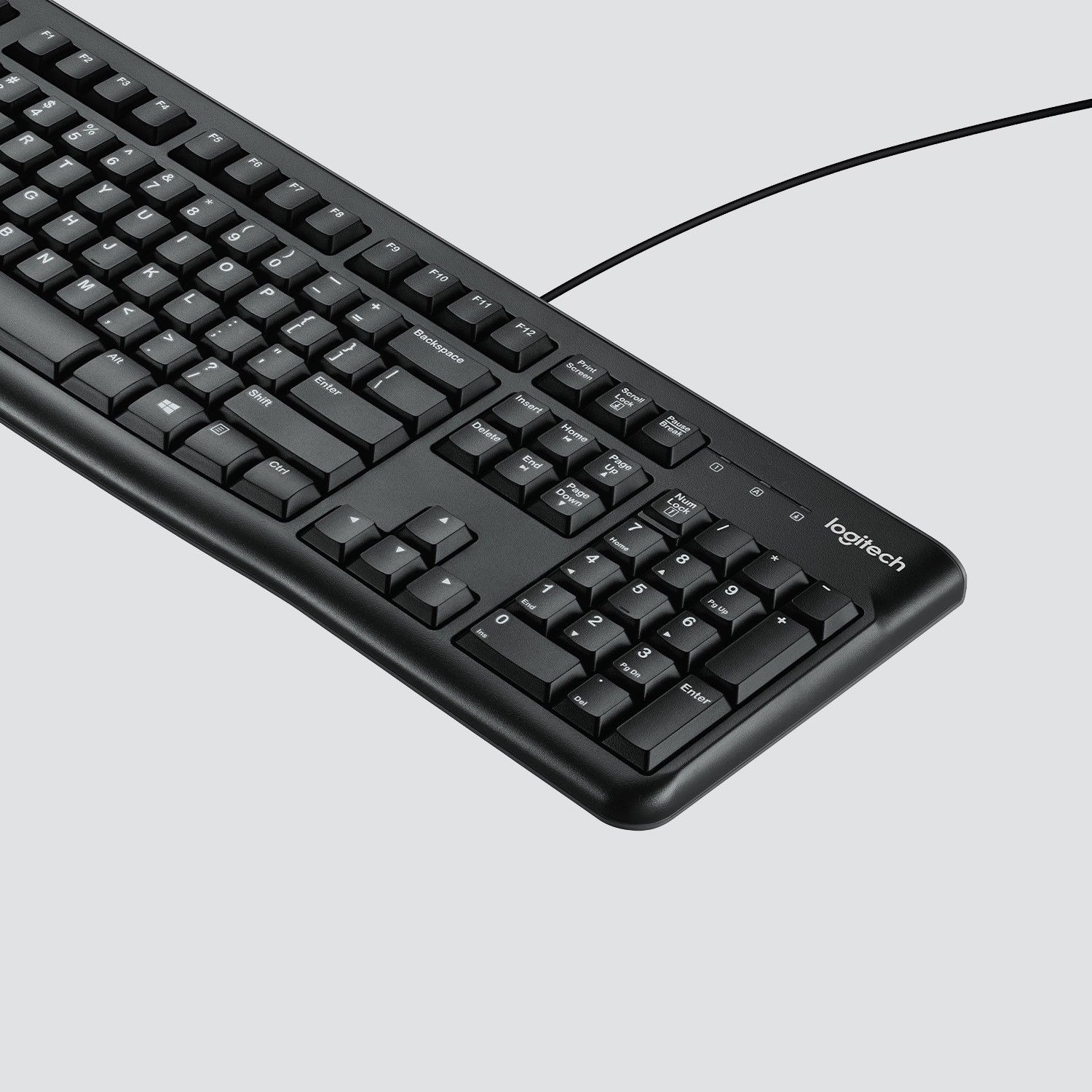 Tastierë me Kabllo Logitech K120 / Swiss Layout – Zezë - Figura 2