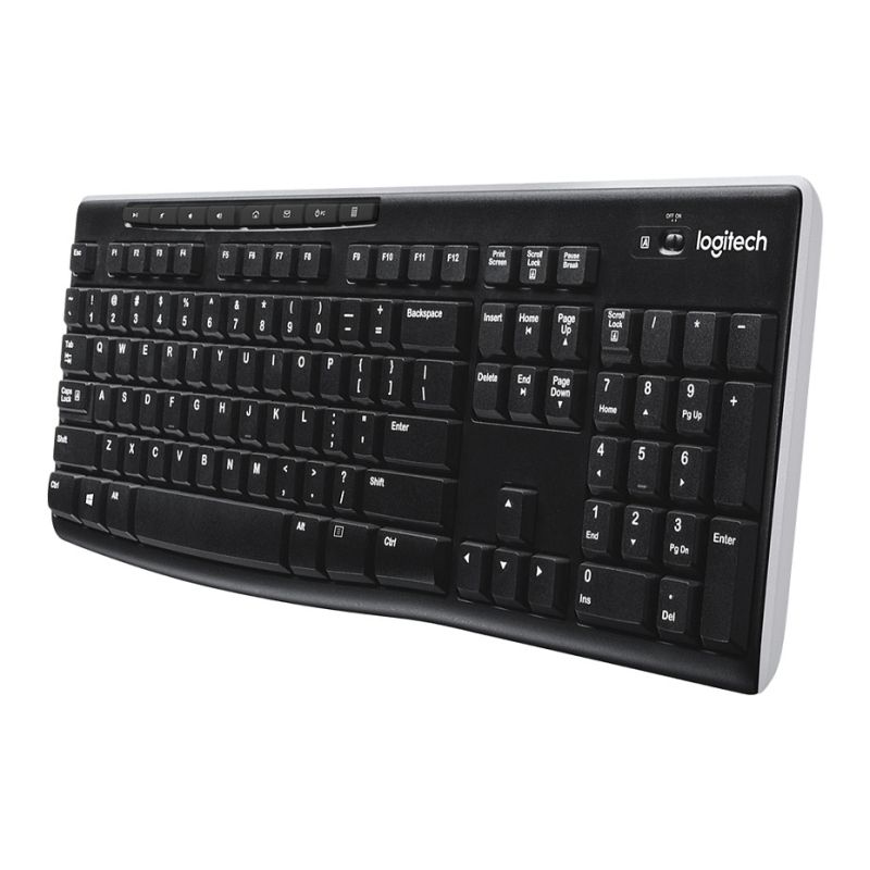 Tastierë pa Kabllo Logitech K270 / Spanish Language / QWERTY - Zezë - Figura 2
