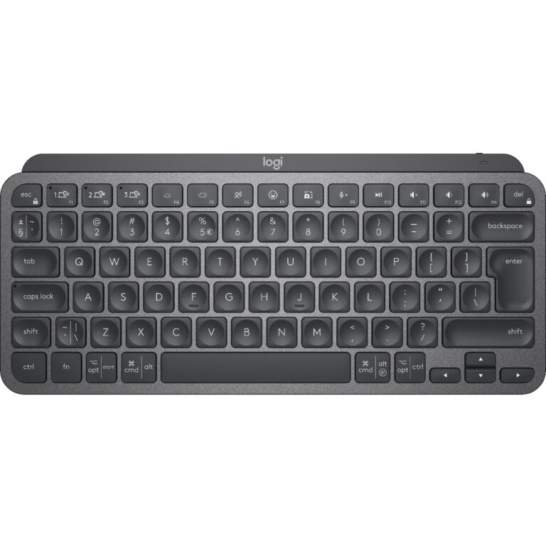 NL Logitech MX Keys Mini Wireless Keyboard Dark Grey USL