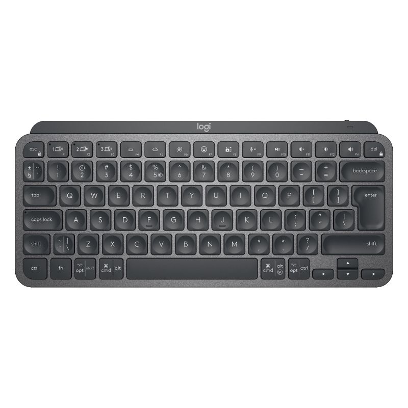 Tastierë Pa kabllo NL Logitech MX Keys Mini Wireless + Bluetooth US QWERTY - Gri