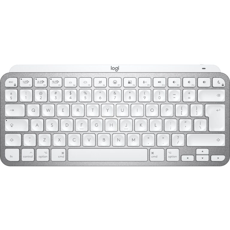 Tastierë pa kabllo Logitech MX Keys Mini for Mac Wireless Illuminated – Gri