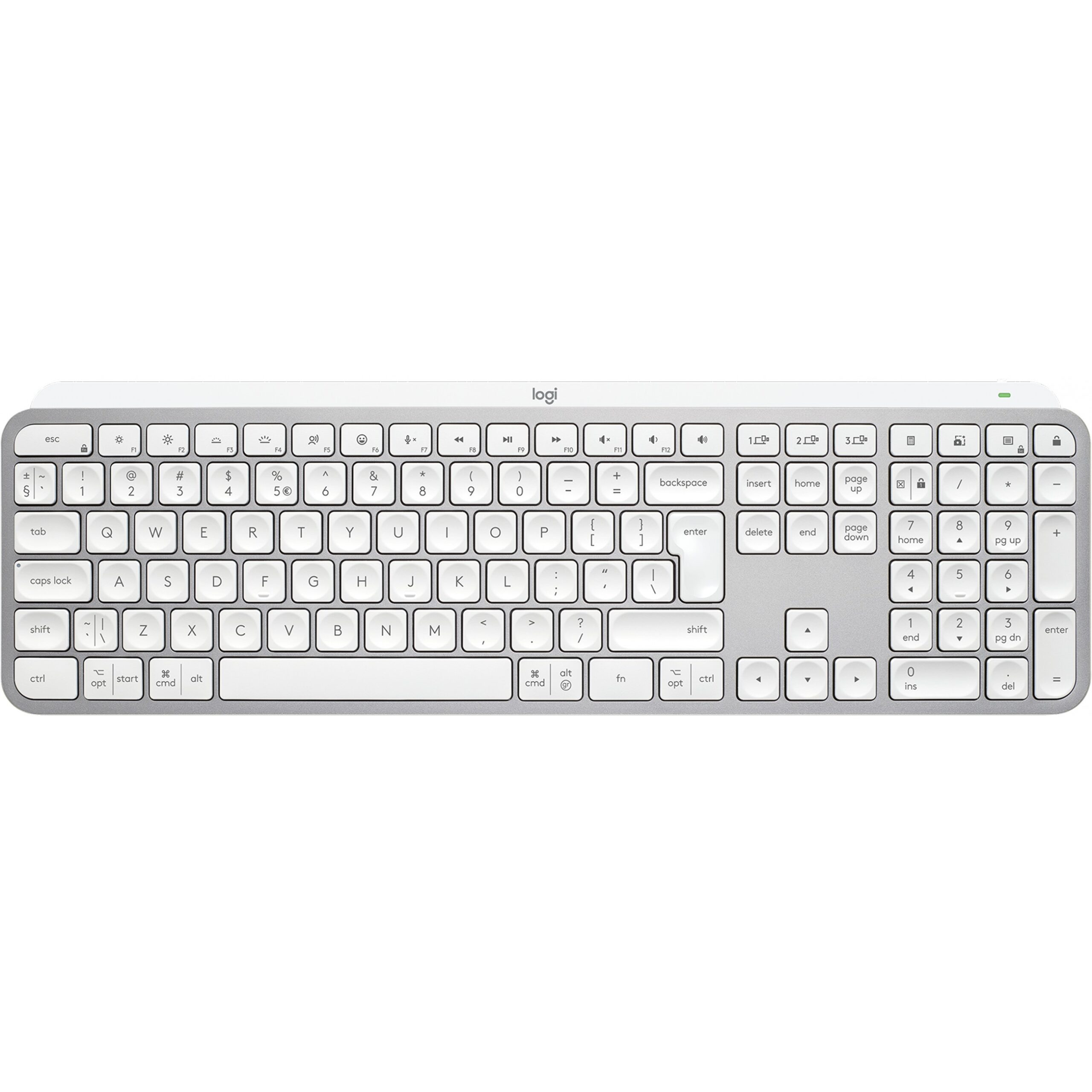 Tastierë pa Kabllo Logitech MX Keys S / US-Layout - Bardhë - Figura 5
