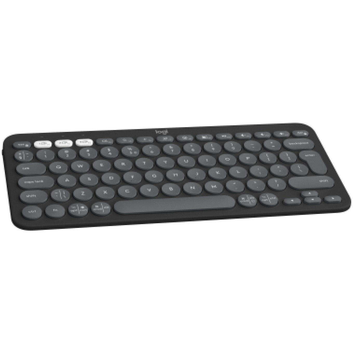 Tastierë pa Kabllo Logitech PEBBLE KEYS 2 K380S - Zezë - Figura 2