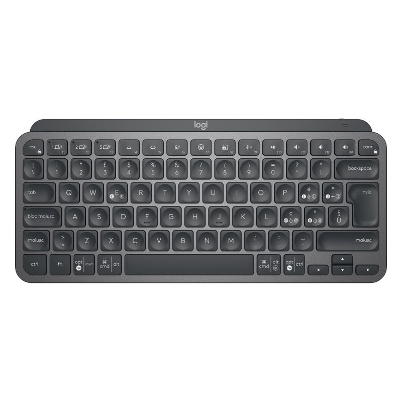 Tastierë Pa kabllo Logitech MX Keys Mini for Business / QWERTY Italian – Gri
